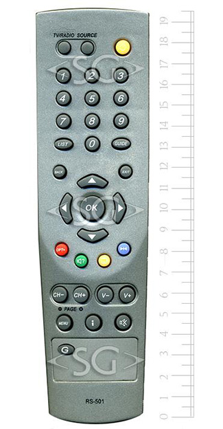 Пульт дистанционного управления для HUMAX RS-501, RS-521 sat